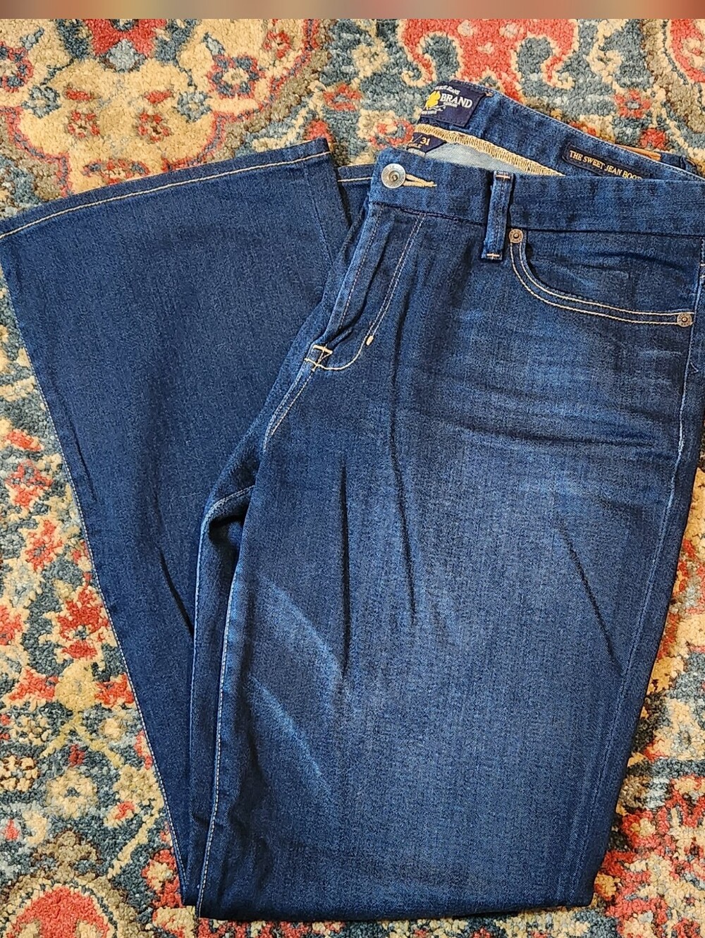 Lucky Brand Sweet Jean Indigo Boot Cut Stretch Jeans Sz 31 / 12 A
